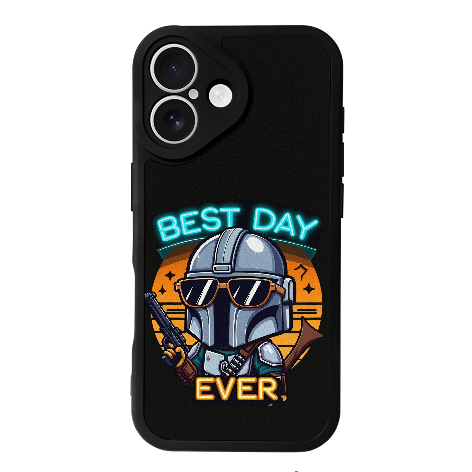 （画像用） スター・ウォーズ Star Wars 【iPhone 16シリーズ対応】シリコンスマホケース（レザー調） 材質：シリコン